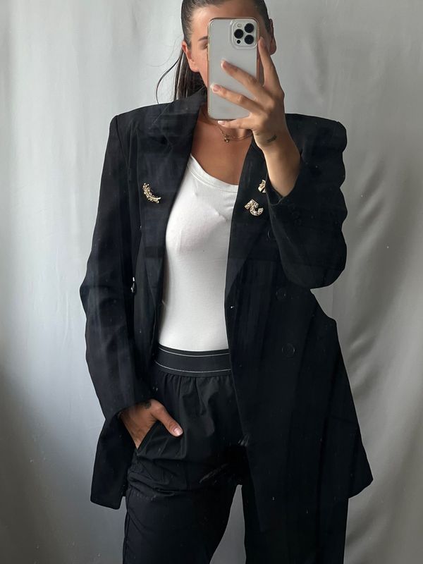 Lang getailleerde blazer