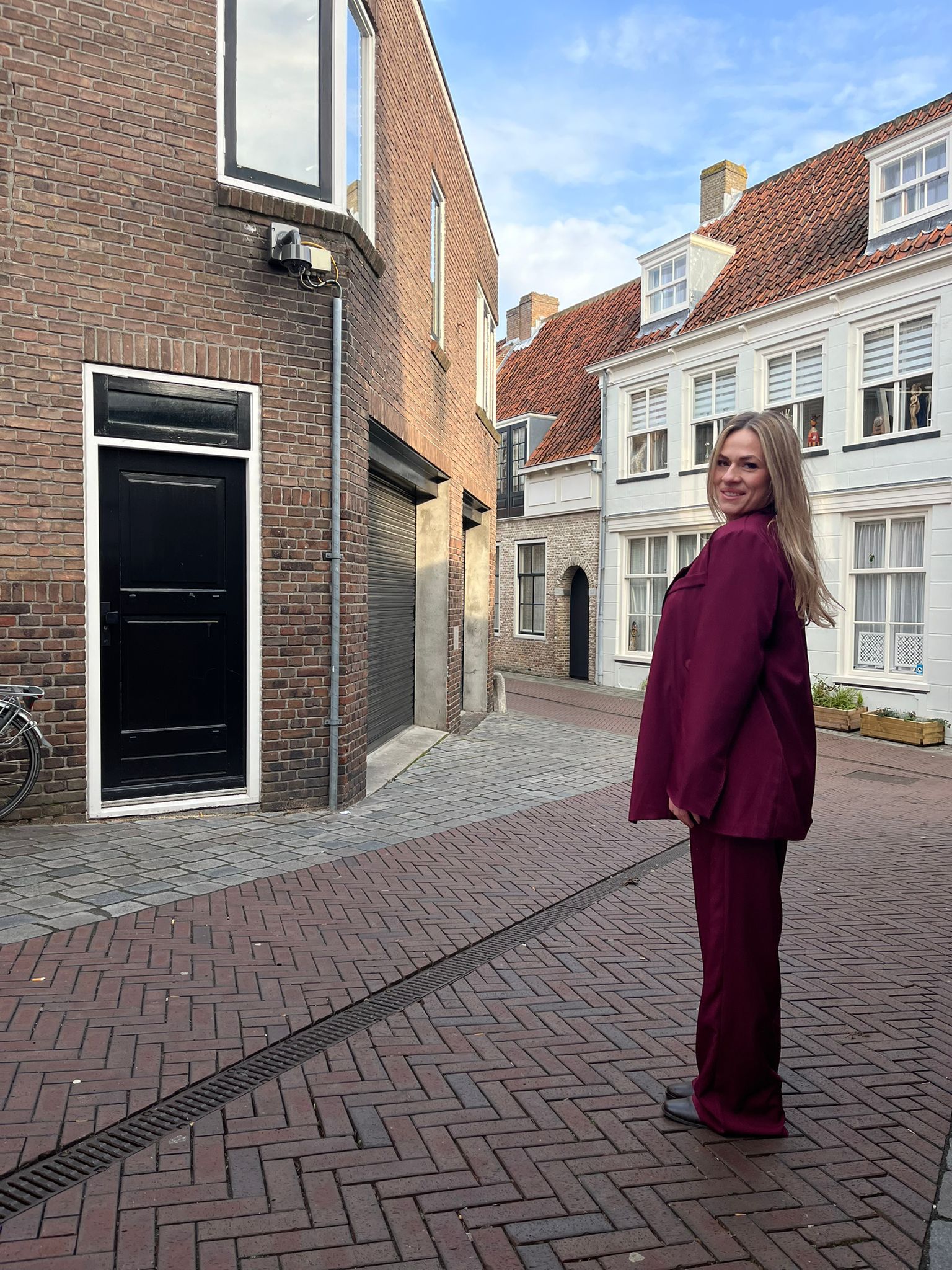 Set pantalon en blazer