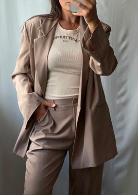 Set pantalon en blazer