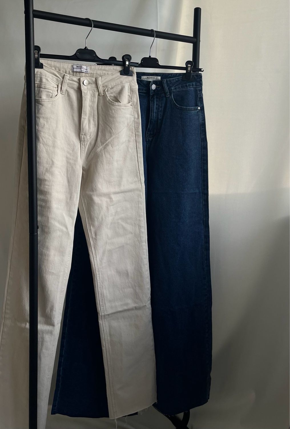 Donkerblauwe spijkerbroek