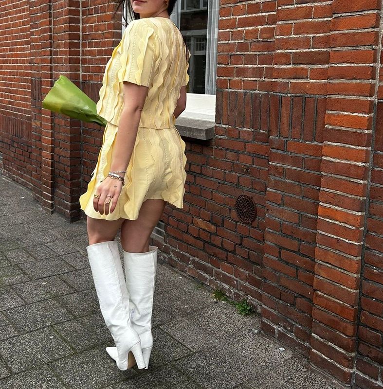 Korte top met rok