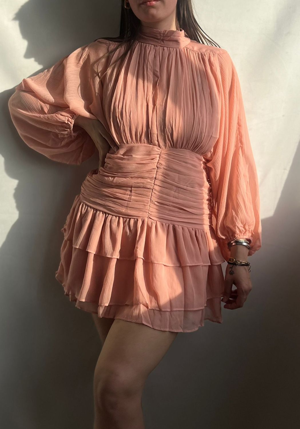 Jurk met getailleerde band