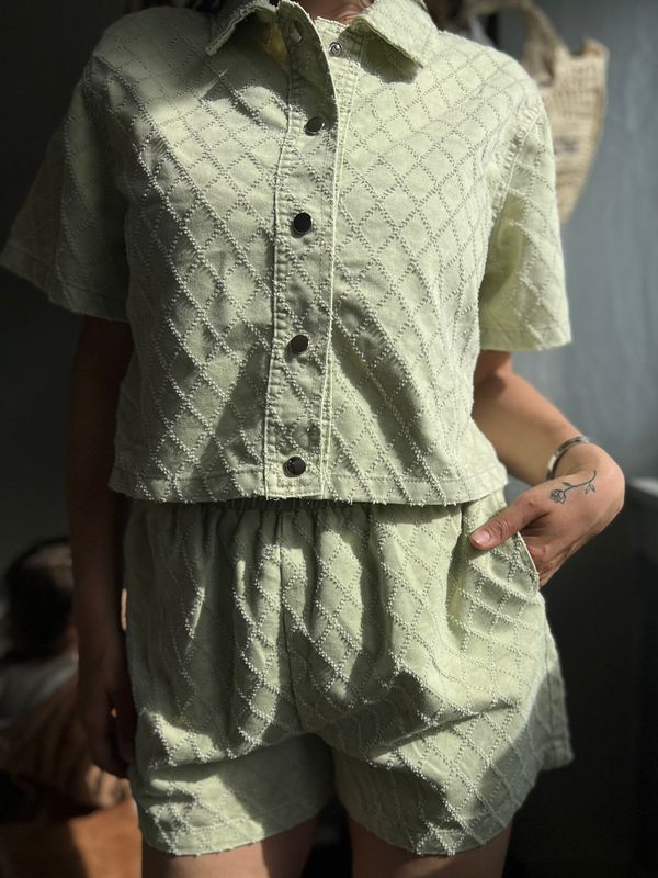 Set met korte top en broek