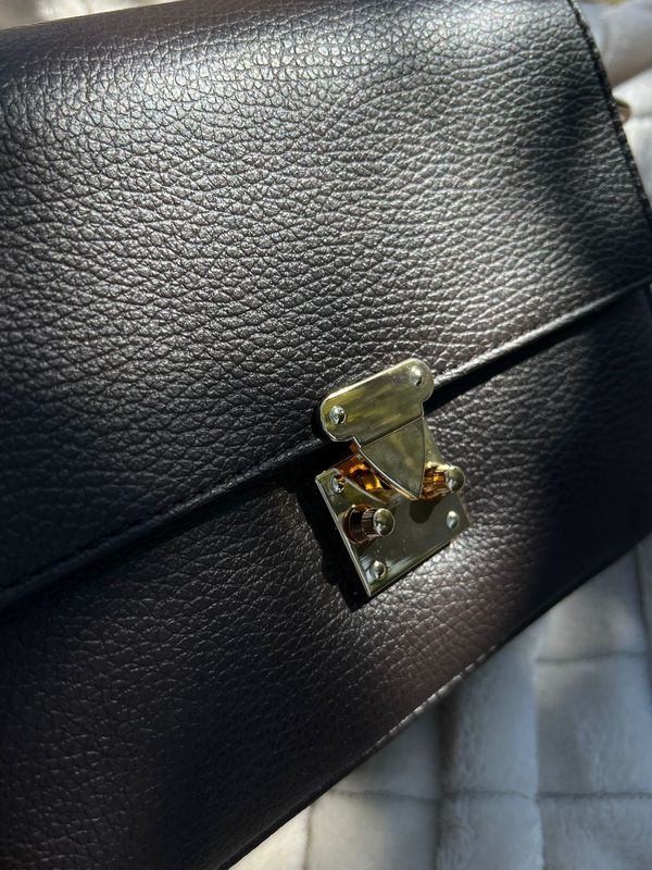 Leren crossbody