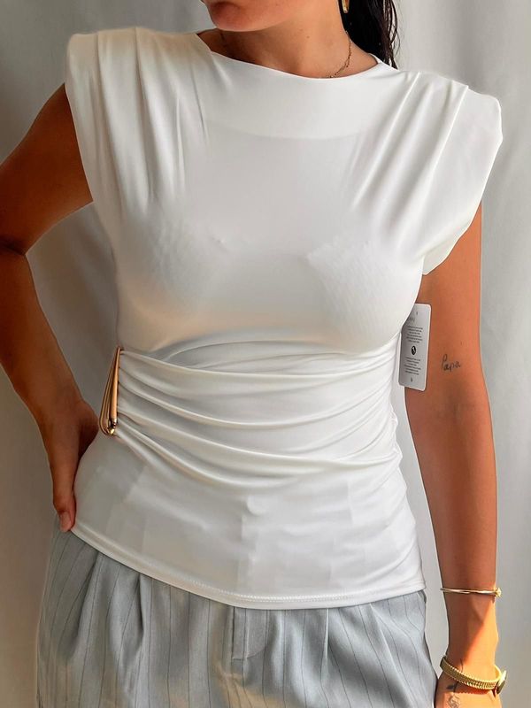 Top met goud detail