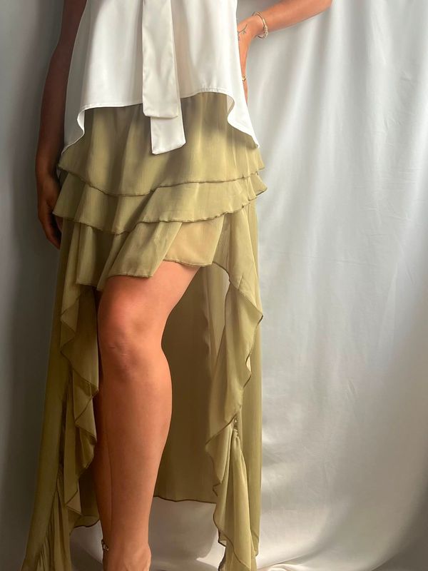 Skirt met lagen