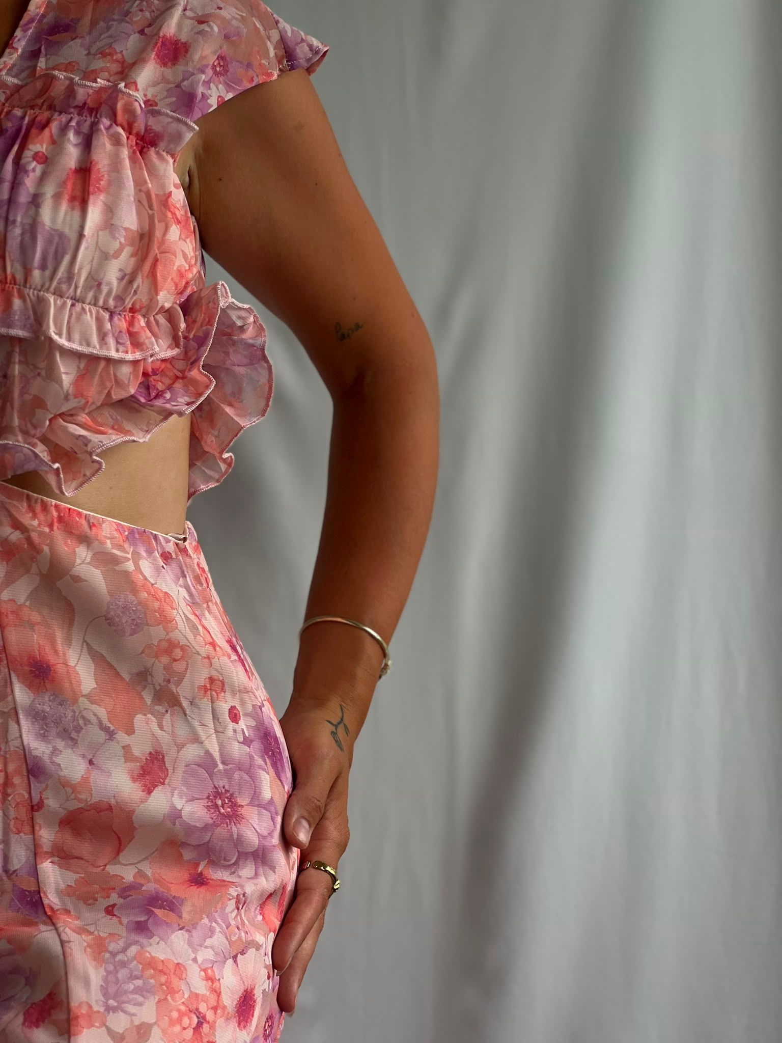Jurk met bloemenprint