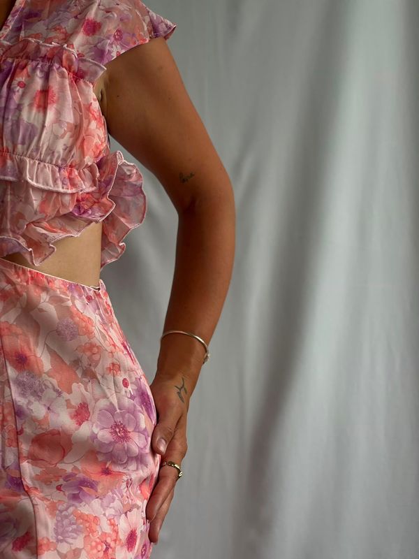 Jurk met bloemenprint