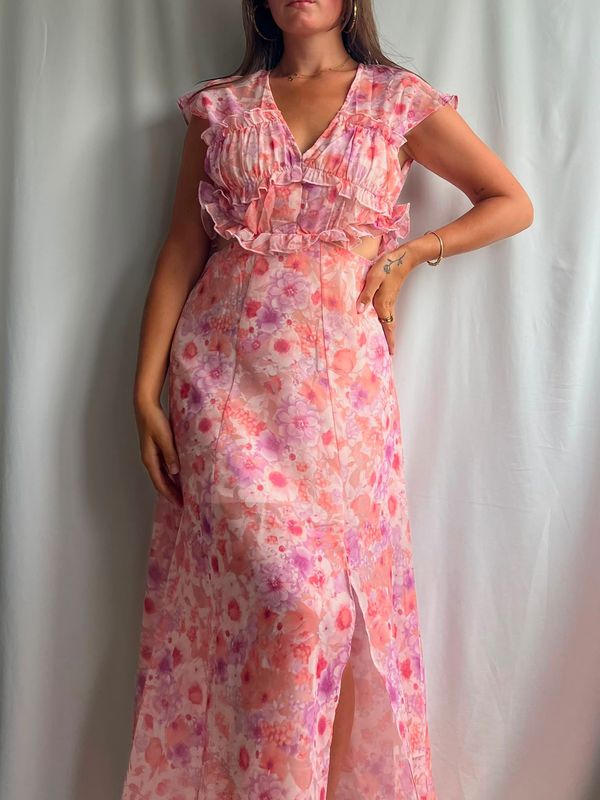 Jurk met bloemenprint Jurk met bloemenprint