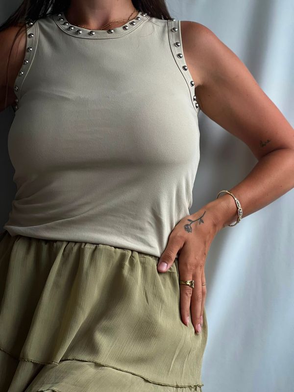 Tanktop met detail