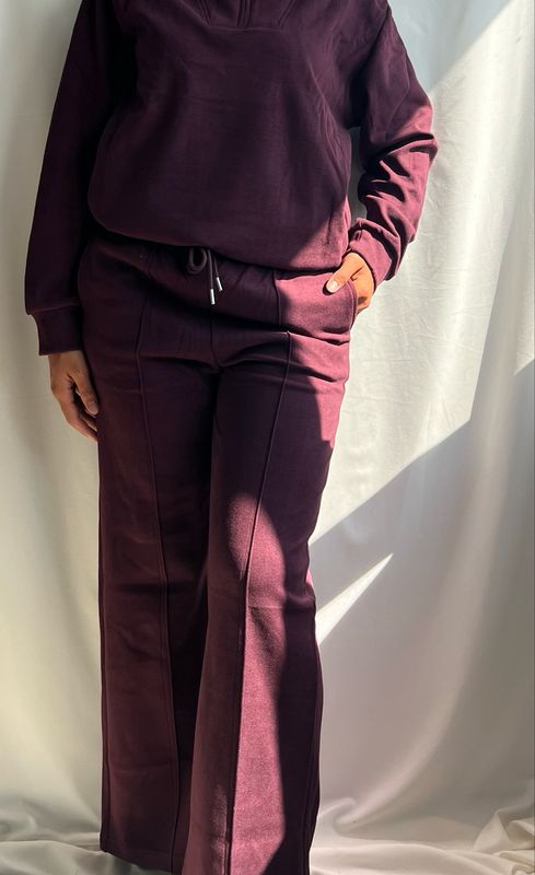 Joggingbroek met rechte pijpen