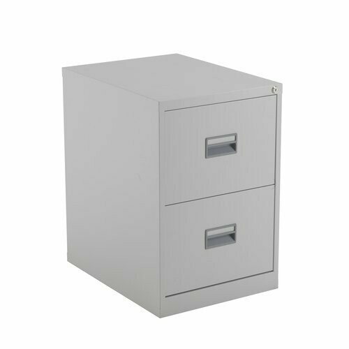 Talos Filing Cabinet 2 Drawer Grey