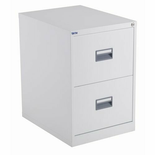 Talos Filing Cabinet 2 Drawer White