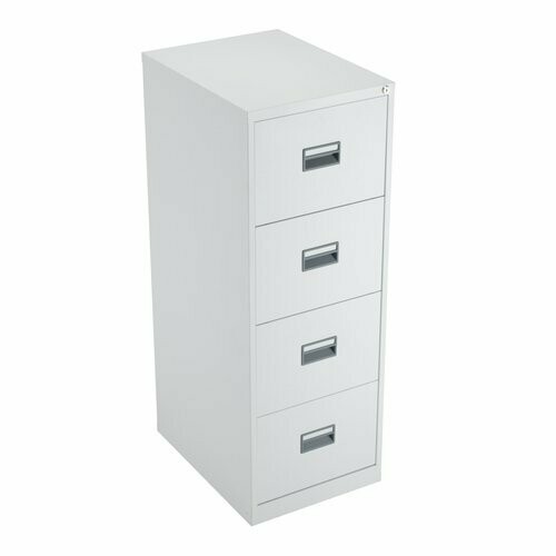 Talos Filing Cabinet 4 Drawer White