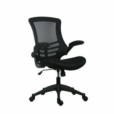 Mesh Back Chair with Folding Arms