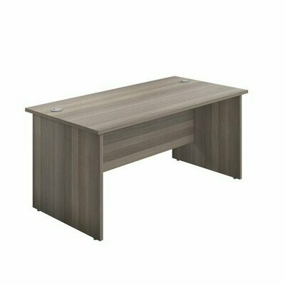 Panel Leg Desk - Grey Oak Panel Leg Desk - Grey Oak