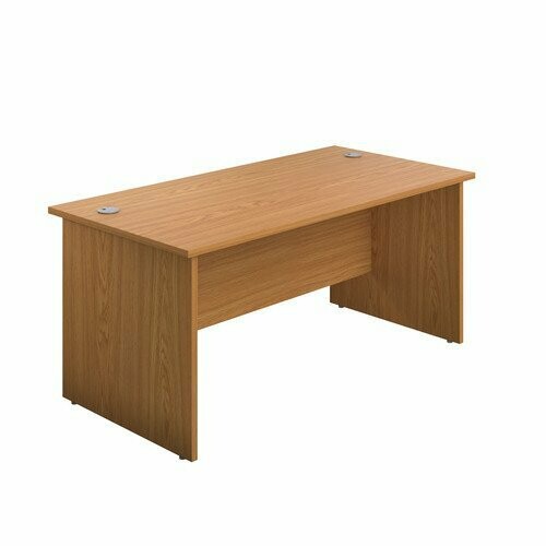Panel Leg Desk - Oak