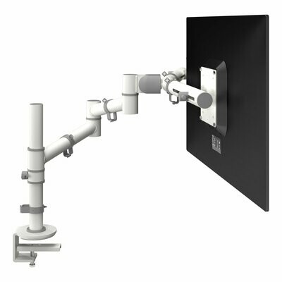 Viewgo Double Monitor Arm - White