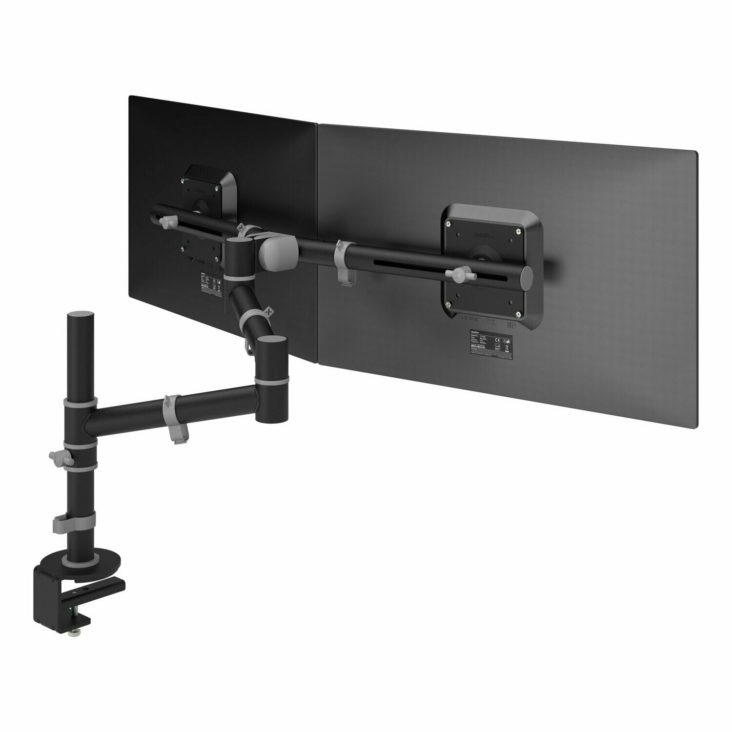 Viewgo Double Monitor Arm - Black