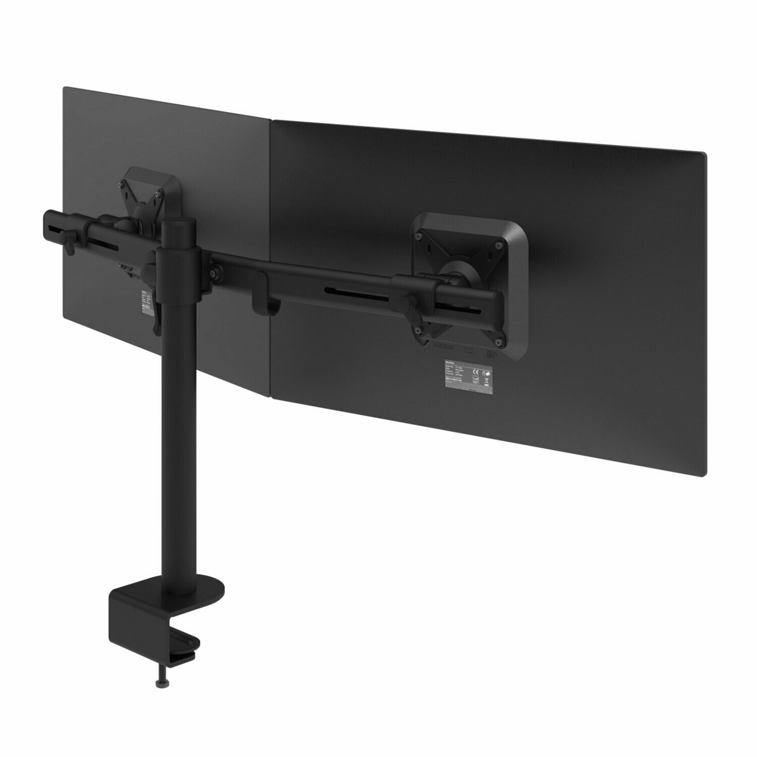Viewgate Double Monitor Arm - Black