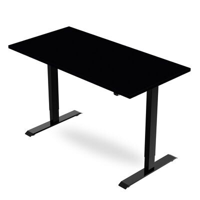 Height Adjustable Desk - Black / Black