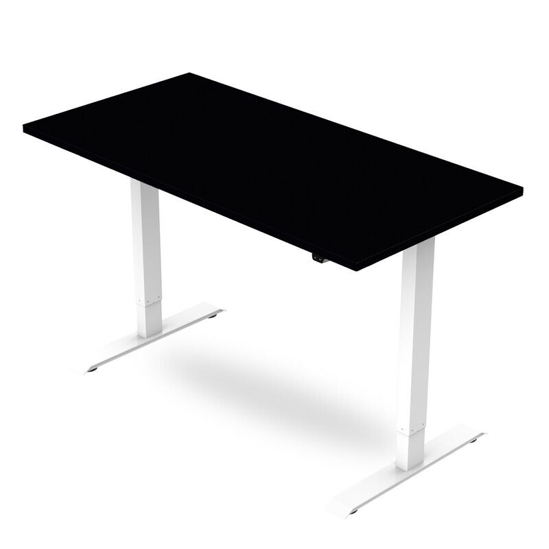 Height Adjustable Desk - Black / White