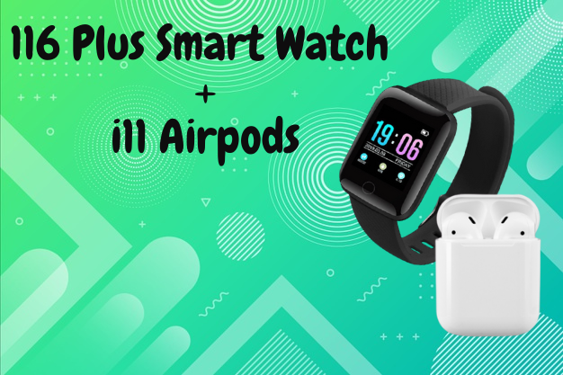 116 Smart Watch + i11 Airpods