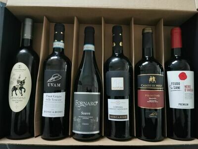 Wijnpakket ITALIA - 6 flessen Wijnpakket ITALIA - 6 flessen