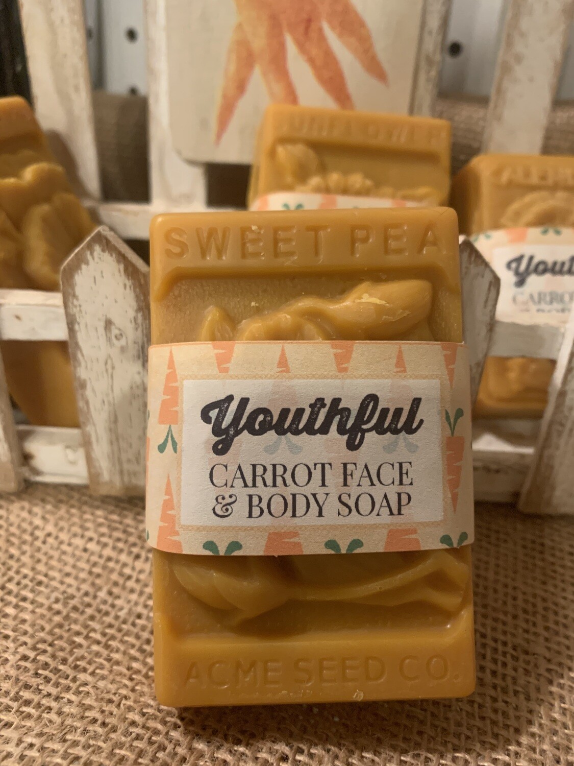 Youthful & Brightening Carrot Face and Body Soap