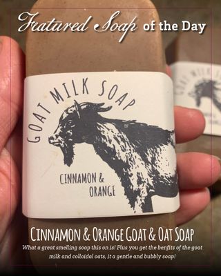 Cinnamon & Orange Goat Milk Soap