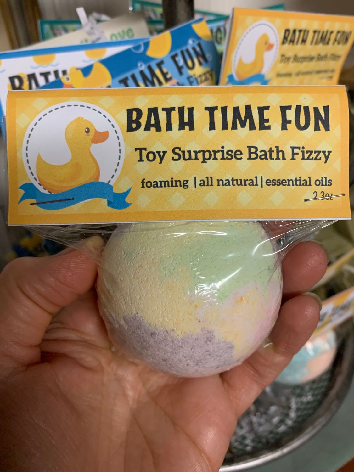 Kids Bath Fizzy with Toy Surprise