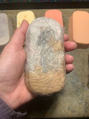 Alpaca Felted Soap