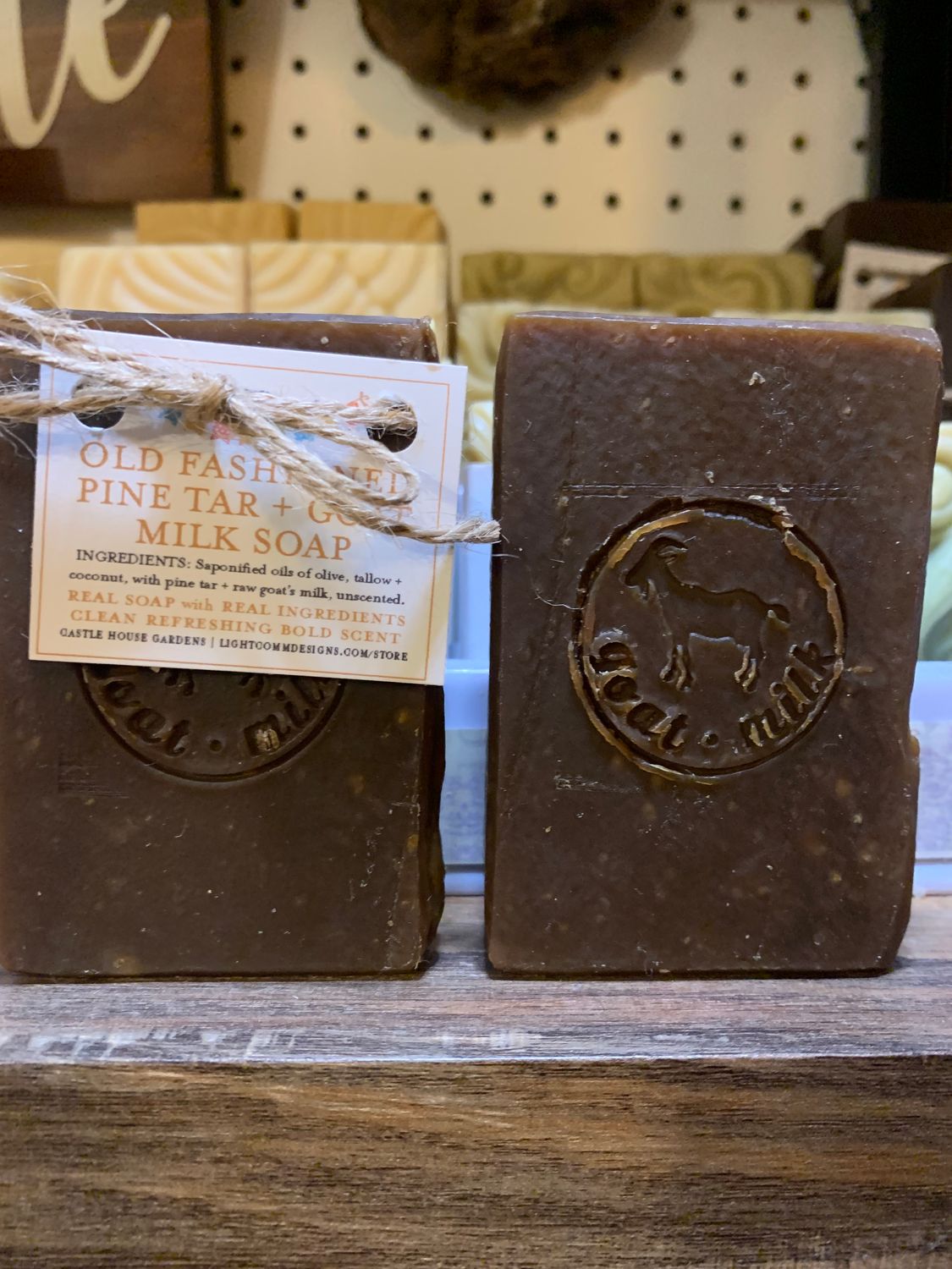 Old Fashioned Pine Tar Goat Milk Soap
