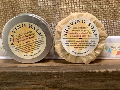 Shave Soap with 2oz Balm