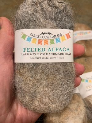 Alpaca Felted Soap Alpaca Felted Soap