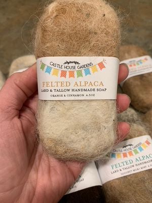 Alpaca Felted Soap