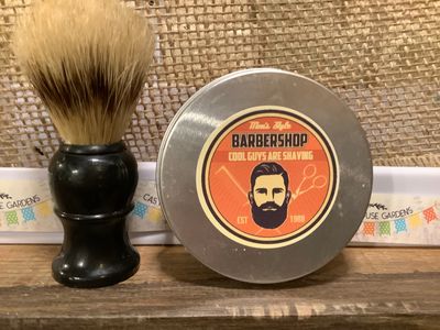 Men's Shaving Puck & Brush