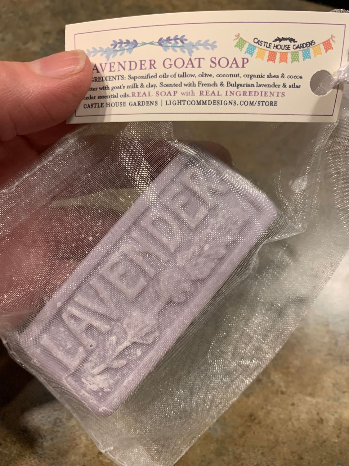 Lavender Goat Milk Guest Sized