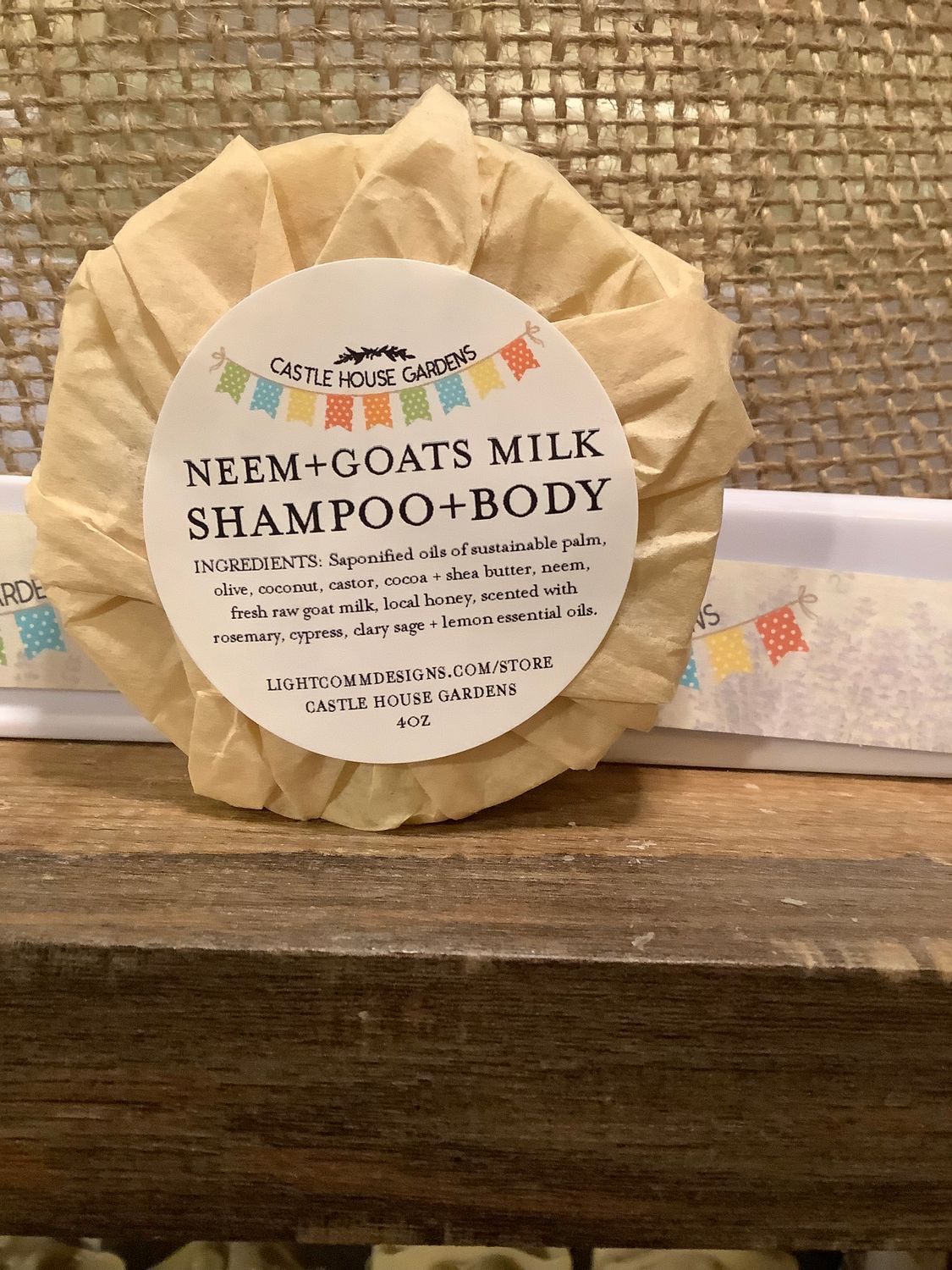 Shampoo + Body Bar with Neem