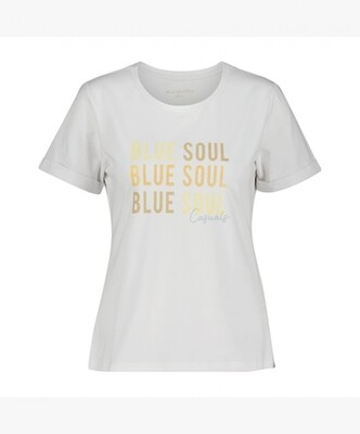 RED BUTTON TEE TEMMY BLUE SOUL