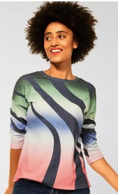 Street One multicolor cosy printed shirt