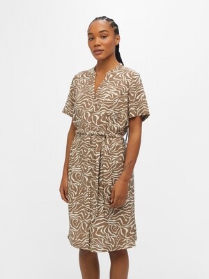 OBJECT OBJSELINE S/S SHIRT DRESS NOOS