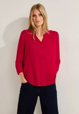 Cecil Solid Blouse casual red B344199