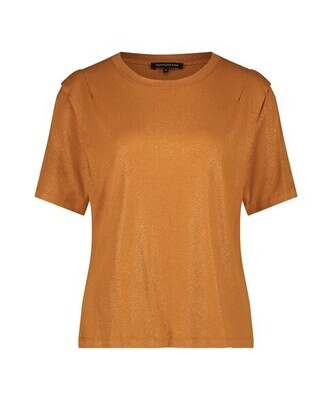 Tramontana T-Shirt Big Shoulder Metallic Det. Caramel P02-11-401