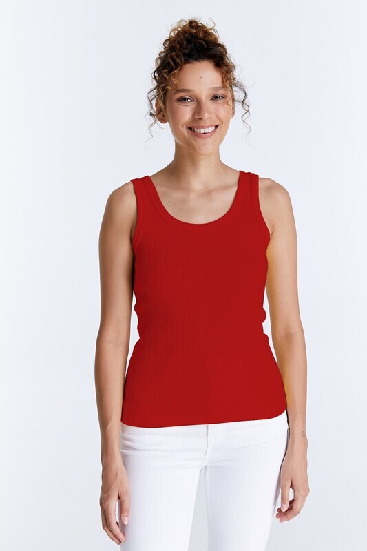 Cup Of Joe Denim regular tanktop Red Olivia