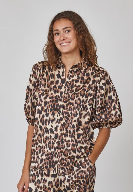 Sisters Point Blouse Leopard ELLA-SH46