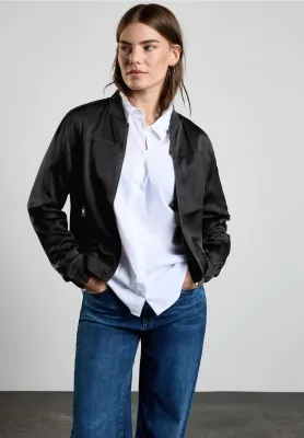 Street One LTD QR Blouson - Satin Black A212259