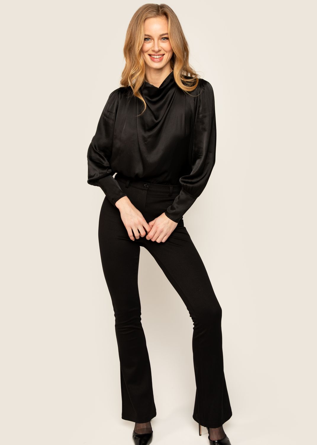 Freebird Blouse Black Teske