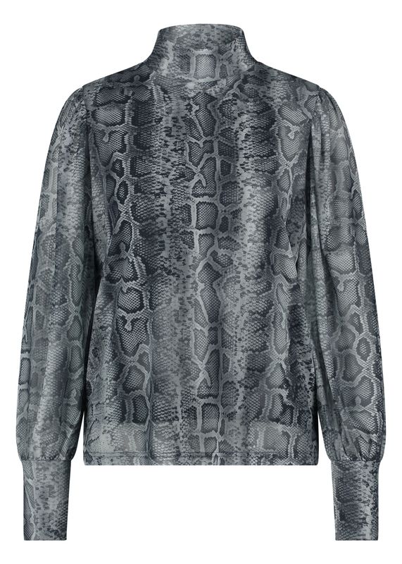 Tramontana Top Grey Snake Print Greys Q18-14-401