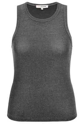 Aview tank top Black/SILVER eva top